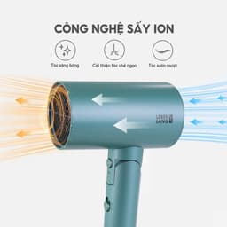 Thumbnail Máy sấy tóc 2 chiều nóng lạnh LEBENLANG LBL3033,2000W,chống xơ rối công nghệ ion,BH 2 năm-chính hãng 3