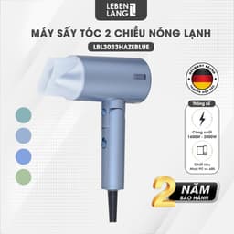 Thumbnail Máy sấy tóc 2 chiều nóng lạnh LEBENLANG LBL3033,2000W,chống xơ rối công nghệ ion,BH 2 năm-chính hãng 2