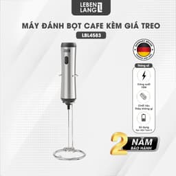 Thumbnail Máy đánh bọt cafe cầm tay Lebenlang LBL4583, có giá treo, sạc điện tiện lợi, công suất 10W, hàng chính hãng - BH 2 năm 2