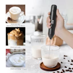 Thumbnail Máy đánh trứng đánh bọt cafe cầm tay mini Lebenlang LBL4588, 2 tốc độ, sạc pin usb - chính hãng 4