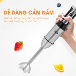 Thumbnail Máy xay sinh tố cầm tay đa năng Lebenlang LBL4589, công suất 1000W, bảo hành 2 năm – hàng chính hãng 4