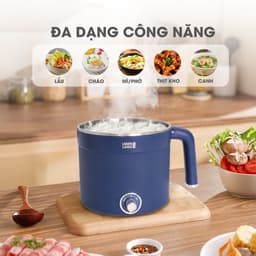 Thumbnail Nồi lẩu điện đa năng Lebenlang LBL0606, dung tích 600W, dung tích 1500ml, bảo hành 2 năm- chính hãng 4