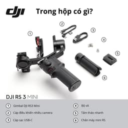 Thumbnail Gimbal máy ảnh DJI RS 3 Mini gọn nhẹ tải trọng 2kg (DJI RS 3 Mini) 3