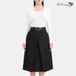 Thumbnail Áo thun mỏng khoác ngoài dài tay dáng Croptop IVY moda MS 61T0234 3