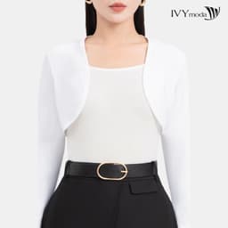 Thumbnail Áo thun mỏng khoác ngoài dài tay dáng Croptop IVY moda MS 61T0234 2