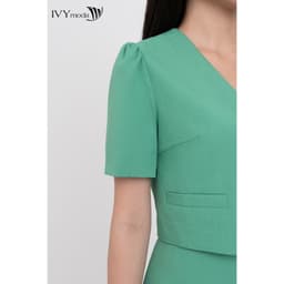 Thumbnail Áo blazer Tuysi cổ V nữ IVY moda MS 61M8395 2
