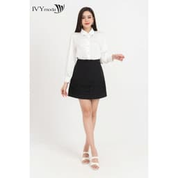 Thumbnail Chân váy chữ A phối viền hoa nổi IVY moda MS 31M8312 4