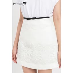 Thumbnail Chân váy chữ A phối viền hoa nổi IVY moda MS 31M8312 3