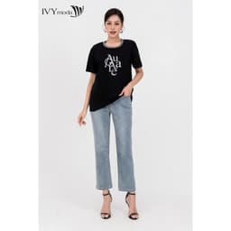 Thumbnail Áo thun Auare nữ IVY moda MS 57M8381 1