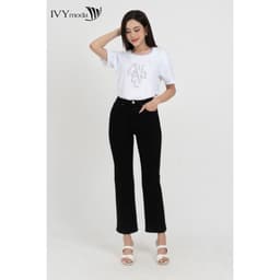 Thumbnail Áo thun Auare nữ IVY moda MS 57M8381 3