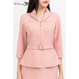 Thumbnail Đầm ôm mix set tay lỡ nữ IVY moda MS 48T0225 1