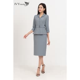 Thumbnail Đầm ôm mix set tay lỡ nữ IVY moda MS 48T0225 3