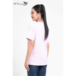 Thumbnail Áo thun nữ in họa tiết vẽ IVY moda MS 57M8086 4