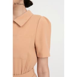 Thumbnail Đầm dài phối túi kèm đai nữ IVY moda MS 48M8233 3