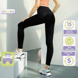 Thumbnail Quần legging nữ Choobe dài dáng trơn hoặc nâng mông lưng cạp cao giữ nhiệt thun ôm dày dặn bigsize 1
