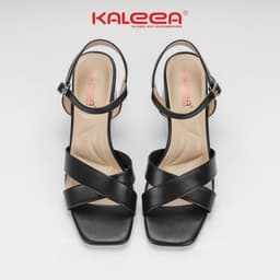 Thumbnail Kaleea - Giày Sandal Cao Gót Nữ Thiết Kế Quai Da Đan Chéo Đế Cao 7p - EUNN36 4