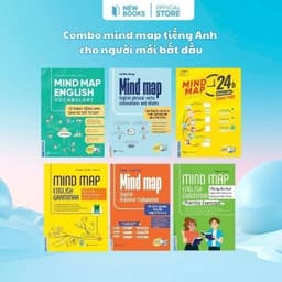 Thumbnail Combo sách học tiếng anh - Mindmap english cho người mới bắt đầu tự học bằng sơ đồ tư duy ngữ pháp, giao tiếp, từ vựng 1