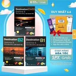Thumbnail Bộ Sách Giáo Trình Destination Grammar & Vocabulary B1, B2, C1&C2 - Có Đáp Án Đi Kèm Luyện Thi FCE 1