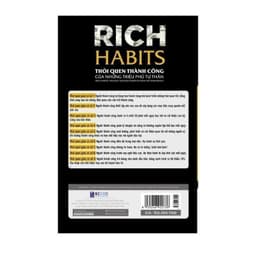 Thumbnail Sách Rich Habits - Thói Quen Thành Công Của Những Triệu Phú Tự Thân Phát triển bản thân Tác Giả Thomas C. Corley Newbook 3