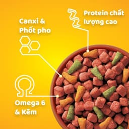 Thumbnail Bộ 2 túi thức ăn PEDIGREE® cho chó lớn dạng hạt 1.5kg (2 túi) 3