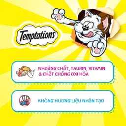 Thumbnail Bánh thưởng cho mèo Temptations vị cá ngừ 2