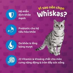 Thumbnail Thức ăn mèo Whiskas túi 400g 2
