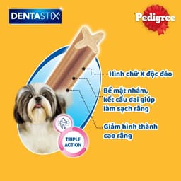 Thumbnail Bộ 3 bánh xương chó nhỏ Pedigree Dentastix 75g 1