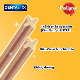 Thumbnail Bộ 3 bánh xương chó nhỏ Pedigree Dentastix 75g 2