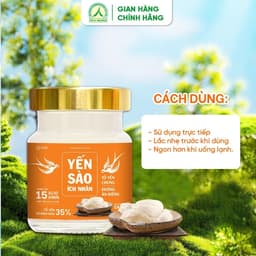 Thumbnail Yến Sào Ích Nhân Tổ Yến Chưng Đường Ăn Kiêng Lọ 70ml bồi bổ sức khỏe, tăng cường miễn dịch, tăng sức đề kháng 4