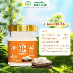 Thumbnail Yến Sào Ích Nhân Tổ Yến Chưng Đường Ăn Kiêng Lọ 70ml bồi bổ sức khỏe, tăng cường miễn dịch, tăng sức đề kháng 3