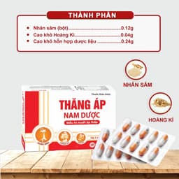Thumbnail Viên uống Thăng Áp Nam Dược, thành phần thảo dược giúp điều hòa nhịp tim, tăng huyết áp, giảm mệt mỏi hộp 30 viên TA3 3