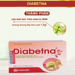 Thumbnail Combo 3 hộp viên uống dây thìa canh Diabetna Ích Nhân giúp ổn định đường huyết, tăng cường sức khoẻ 40 viên/hộp 4