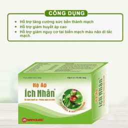 Thumbnail Combo 5 hộp viên uống Hạ Áp Ích Nhân tăng cường sức khoẻ, hạn chế tai biến - ổn định thành mạch 2