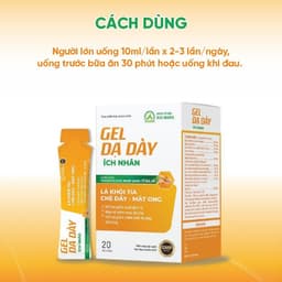 Thumbnail Gel Dạ Dày Ích Nhân Hỗ Trợ Giảm Acid Dịch Vị - Giảm Viêm Loét Dạ Dày Tá Tràng - Bảo Vệ Niêm Mạc Dạ Dày - Hộp 20 Gói 3