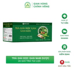 Thumbnail Trà giải độc gan Nam Dược giúp mát gan, tăng cường chức năng gan an toàn, hiệu quả - hộp 20 túi lọc 2