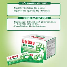 Thumbnail Dạ Dày Ích Nhân bảo vệ và hỗ trợ giảm biểu hiện viêm loét dạ dày, tá tràng - hộp 10 gói DDI 2