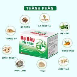 Thumbnail Dạ Dày Ích Nhân bảo vệ và hỗ trợ giảm biểu hiện viêm loét dạ dày, tá tràng - hộp 10 gói DDI 4
