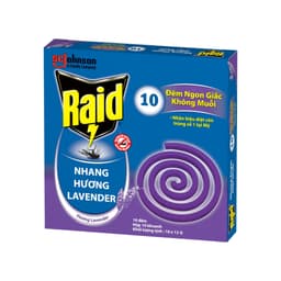 Thumbnail RAID Nhang Diệt Muỗi Hương Lavender 10 Khoanh 2