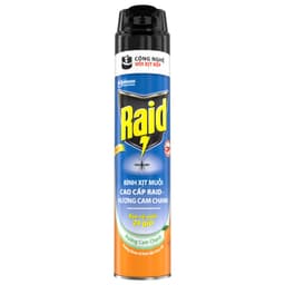 Thumbnail RAID Bình Xịt Muỗi Hương Cam Chanh 520ml 1