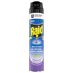 Thumbnail RAID Bình Xịt Muỗi Hương Lavender 520ml 2