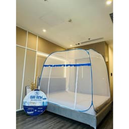 Thumbnail Màn Chụp Tự Bung Đỉnh Vuông - Mùng Đỉnh Vuông Cao Cấp Chống Muỗi Và Côn Trùng Hiệu Quả - Hàng VNXK ( Bảo Hành 12 Tháng ) 2
