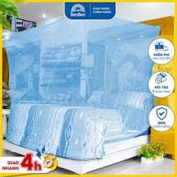 Thumbnail Mùng ngủ giăng dây đủ kích thước, màn ngủ dày lỗ nhỏ chống côn trùng tuyệt đối - Ben Ben 2