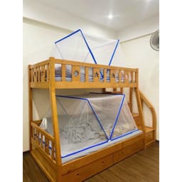 Thumbnail Màn Mùng chụp tự bung xếp thông minh gấp gọn tiện dụng ngủ chống muỗi người lớn Kiều Phi khung xếp 2