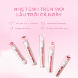 Thumbnail [LIVESTREAM] Son Tint Nước Mịn Lì Thuần Chay SUGARPLUM MistyNow Blurring Tint (3.8g) 1