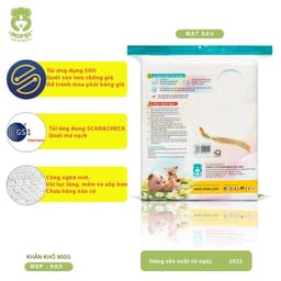 Thumbnail KHĂN VẢI KHÔ ĐA NĂNG DÀNH CHO MẸ VÀ BÉ MIPBI 900g / 1000g 3