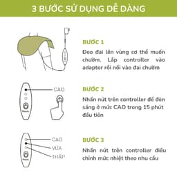 Thumbnail Máy Massage Cổ Vai Gáy Từ Thảo Dược Hapaku, Giảm Đau Vai Gáy, Lưu Thông Khí Huyết, Thư Giãn Ngủ Ngon 3