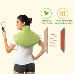 Thumbnail Máy Massage Cổ Vai Gáy Từ Thảo Dược Hapaku, Giảm Đau Vai Gáy, Lưu Thông Khí Huyết, Thư Giãn Ngủ Ngon 2