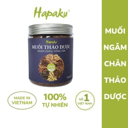 Thumbnail Muối Ngâm Chân Thảo Dược HAPAKU 260g, Giảm Nhức Mỏi Bàn Chân, Tê Lạnh, Thư Giãn Ngủ Ngon 1