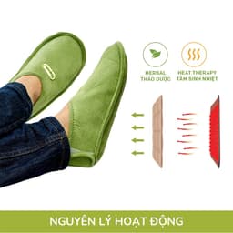 Thumbnail Đai Chườm Nóng Thảo Dược Bàn Chân Hapaku, Giảm Nhức Mỏi Tê Lạnh Bàn Chân, Làm Nóng Bằng Điện 3