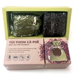 Thumbnail Túi Thơm Cà Phê Arabica Nguyên Chất Khử Mùi Ô Tô Hapaku, Khử Mùi Nhà Bếp 2